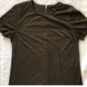 Suede Olive Mini dress!